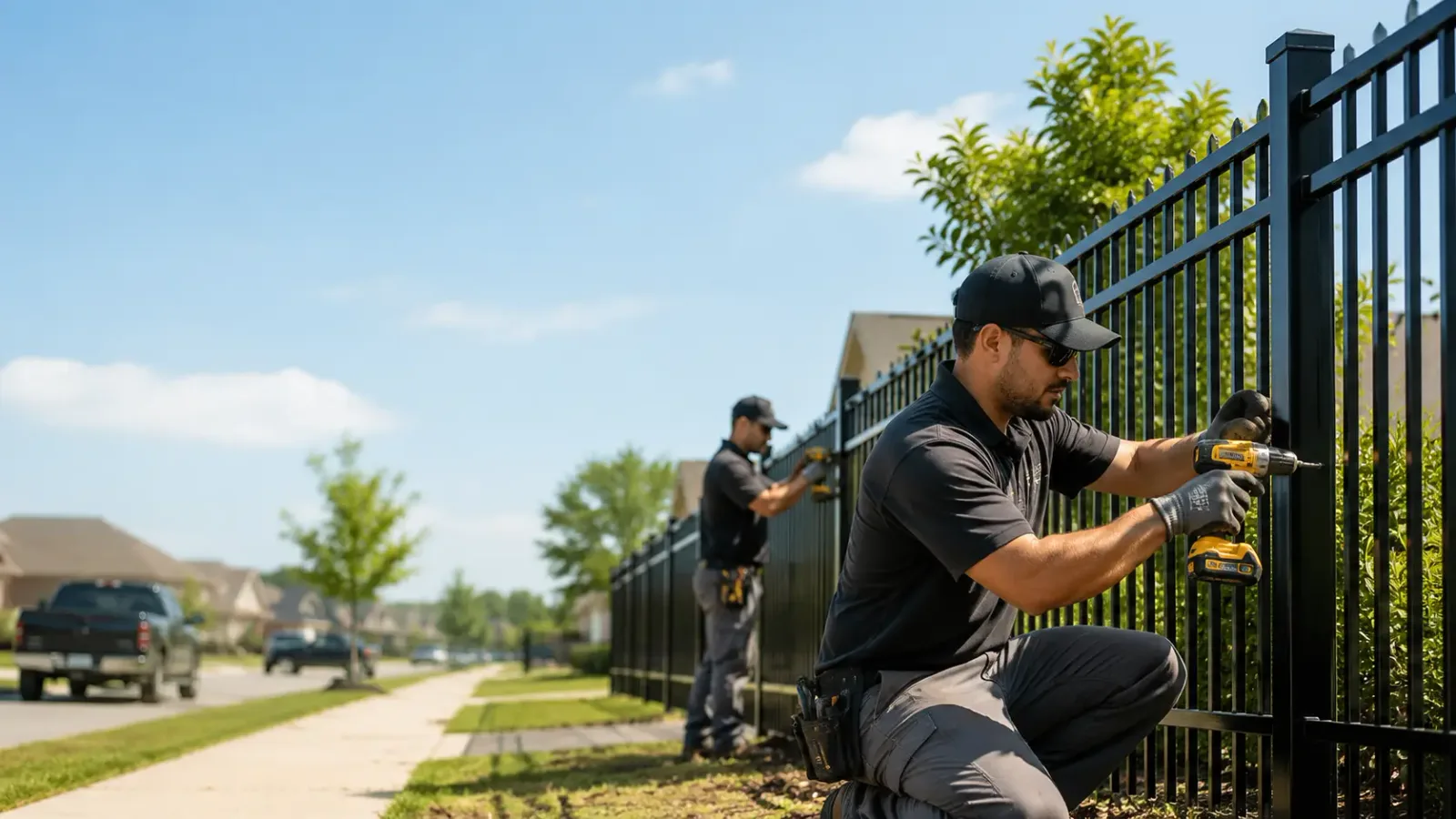 Metal Fence Installation in Frisco, TX